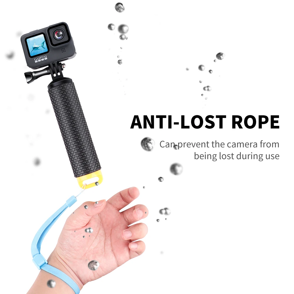 Accessori galleggianti per montaggio su maniglia con impugnatura galleggiante ad acqua per Go Pro Gopro Hero11 10 9 8 7 6 5 4Xiaomi Yi 4K SJ4000 Action Camera