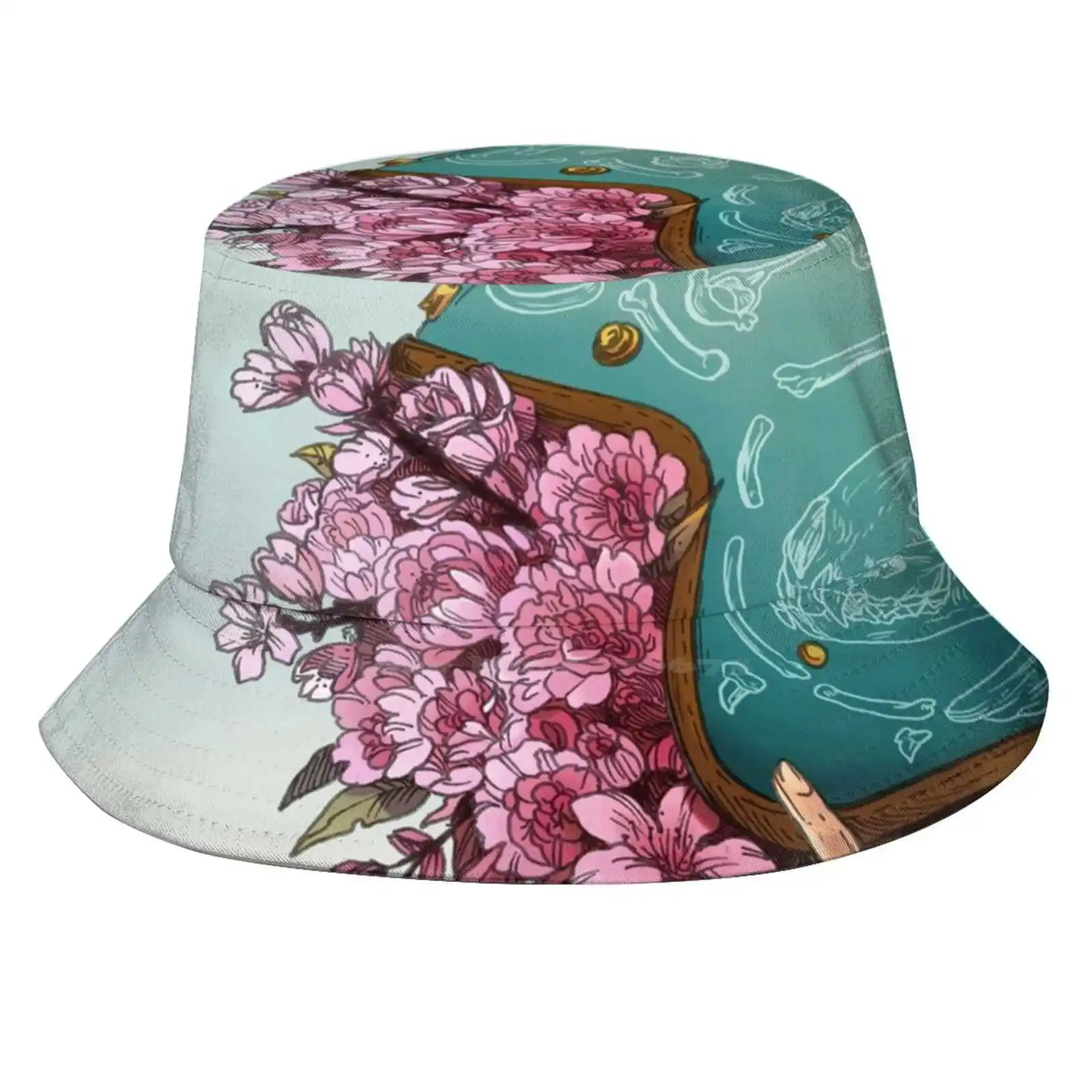 A Head Full Of Daisies And Daydreams - Women Who Ride Sun Cap Fisherman Hat Bucket Hats Women Who Ride Breast Cancer Survivor