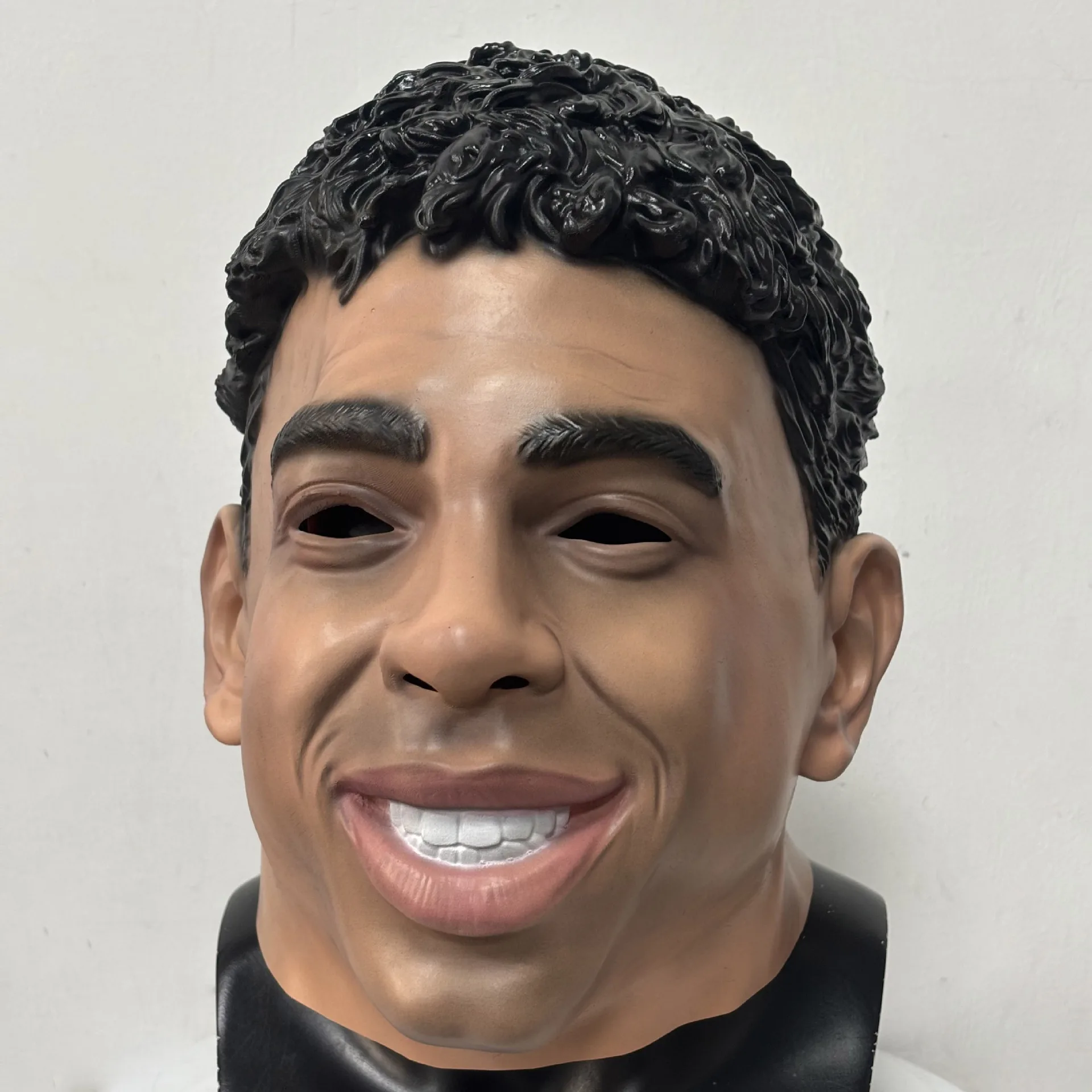 Realistische Latex-Maske mit menschlichem Gesicht, Promi-Maske für Erwachsene, Halloween-Kostüm, lustige Party-Requisiten, Maskerade – Detail 4