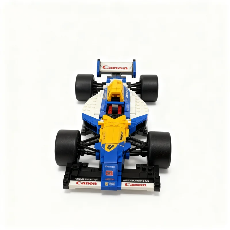 659pcs MOC Icons Williams RC Conversion Model Toy Building Blocks Architecture Christmas Gift Kids Assemble Birthday DIY Idea