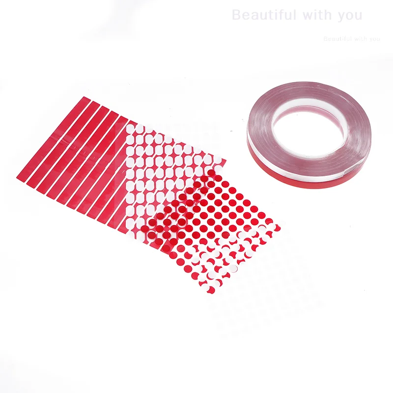 Double Adhesive Tape False Nails Display Stand Glue Stickers Acrylic Practice Showing Bar Nail Art Tools