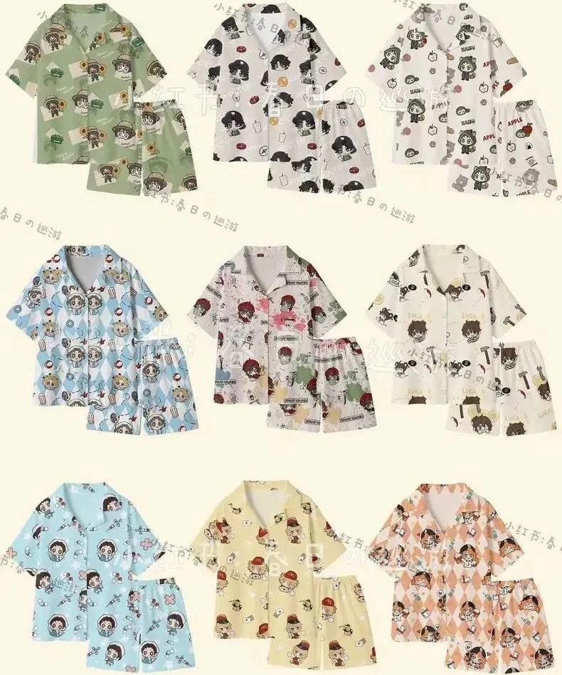 

Anime Edgar Valden Aesop Carl Eli Clark Mike Morton Norton Campbell Ithaqua Cheerleader Identity V Student Pajamas Short Sleeves