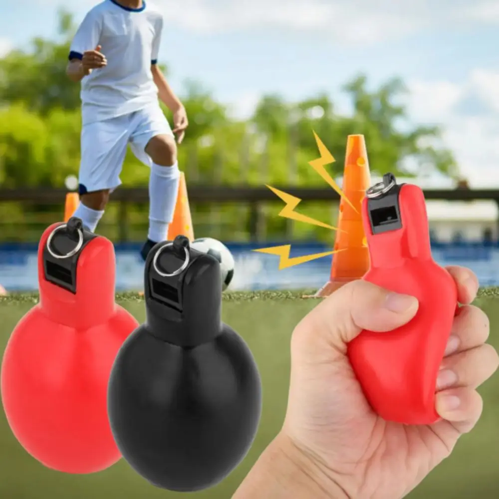 

Loud Sound Hand Squeeze Whistle Ultra-Portable High-Pitched Sports Whistle With Lanyards Handheld Emergency Whistle Trekking