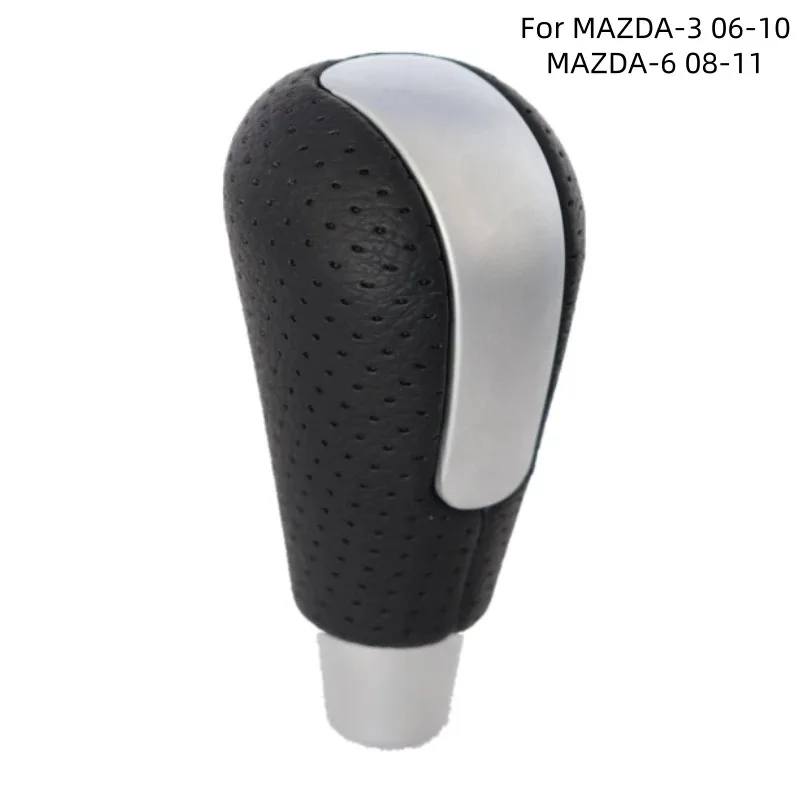 

FOR Leather Wrapped Gear Shift Lever Handball for Mazda 3 6 2006-2011 Automatic Transmission Ball Head Gear Head Gear Lever
