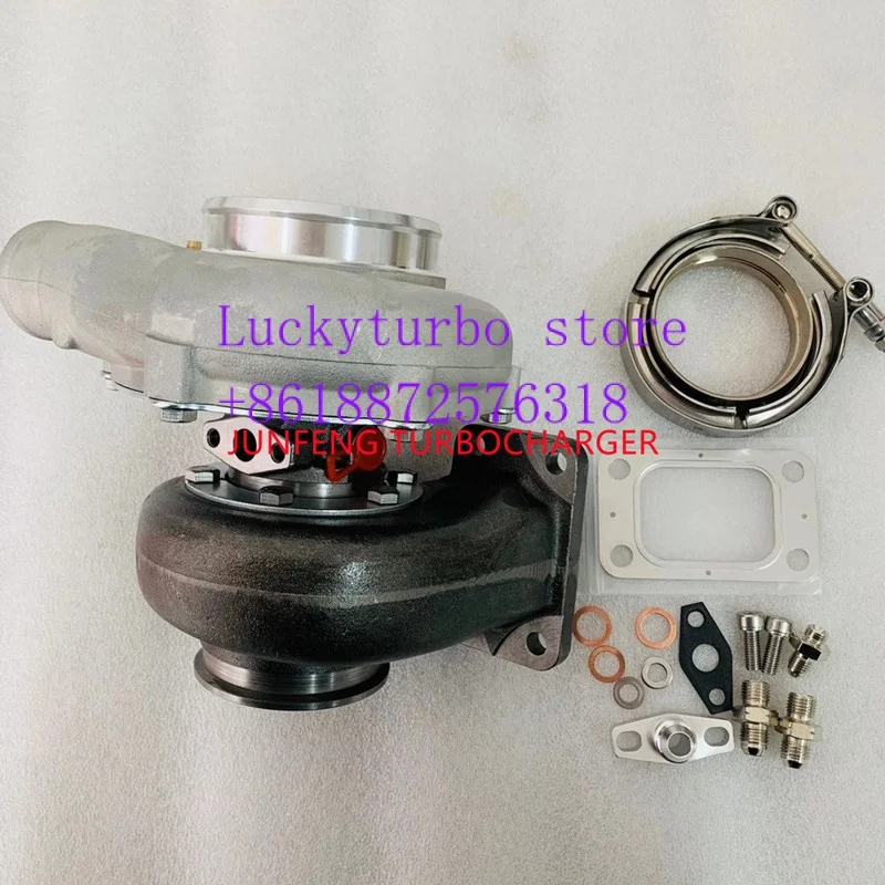 856801-5026S 740902-0008 GTX3076R Turbocharger Assembly Kits Standard .60 A/R 560HP Billet Wheel 0.82 A/R T3 / V-band