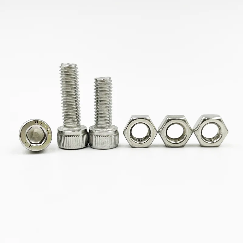 304 Edelstahl Sechs kant Innen sechs kant Kopfs ch raube Schraube Schraube Mutter Set m2, 5 m3 m4 m5 m6 m8 Buchse runde Kopfs ch raube din912 – Detail 5