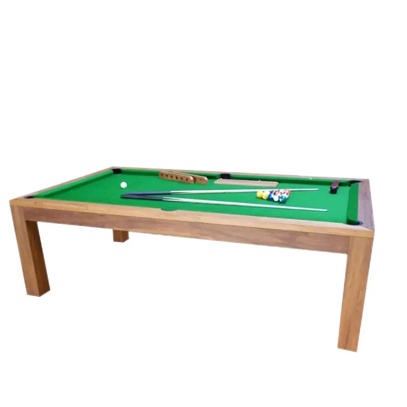 Multifunctional Solid Wood 2-in-1 Dining and Conference Table Home Use Billiards and Ball Table Snooker & Billiard Tables