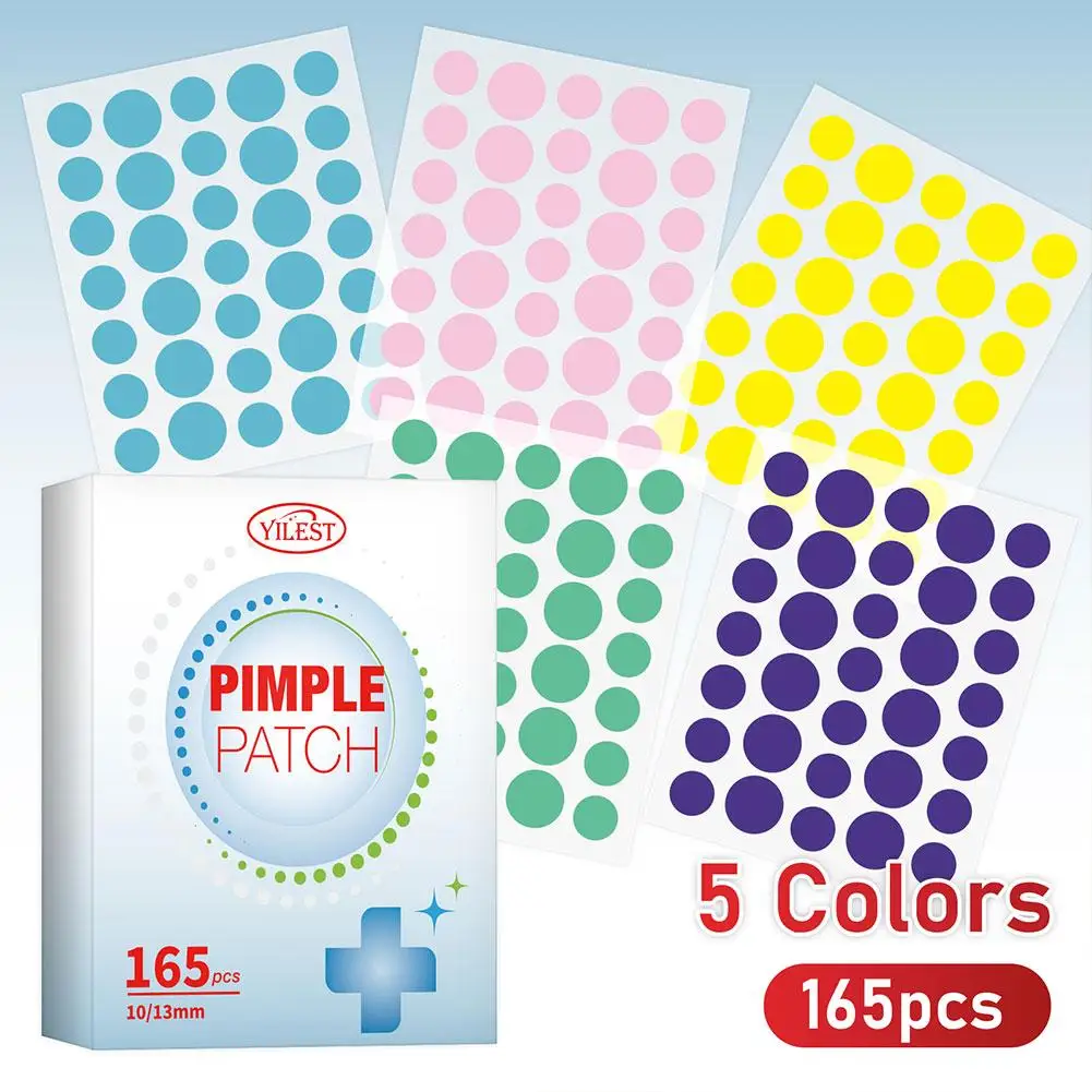 1bag/165pcs Invisible Acne Pimple Patch Professional Face Skin Care Repair Acne Healing Absorbing Spot Sticker For Men Wome H6M0