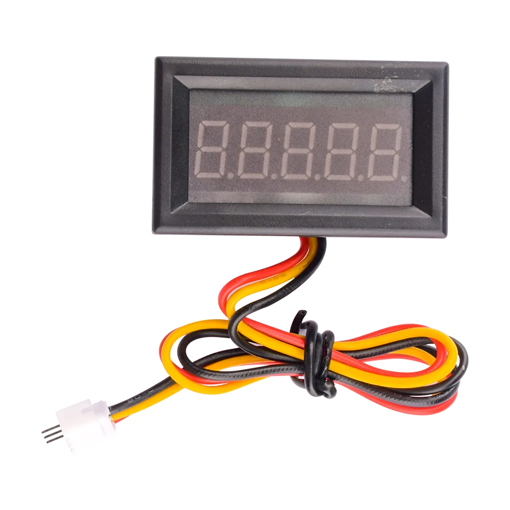 1Pcs 5 Digital LED Red Tachometer Gauge RPM Speed Meter Speed Sensor Digital Frequency Meter Speedometer for Brushless Motor