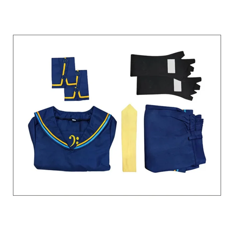 Rin Len Halloween Uniform Cosplay Costumi completi set accessori donna uomo vestito