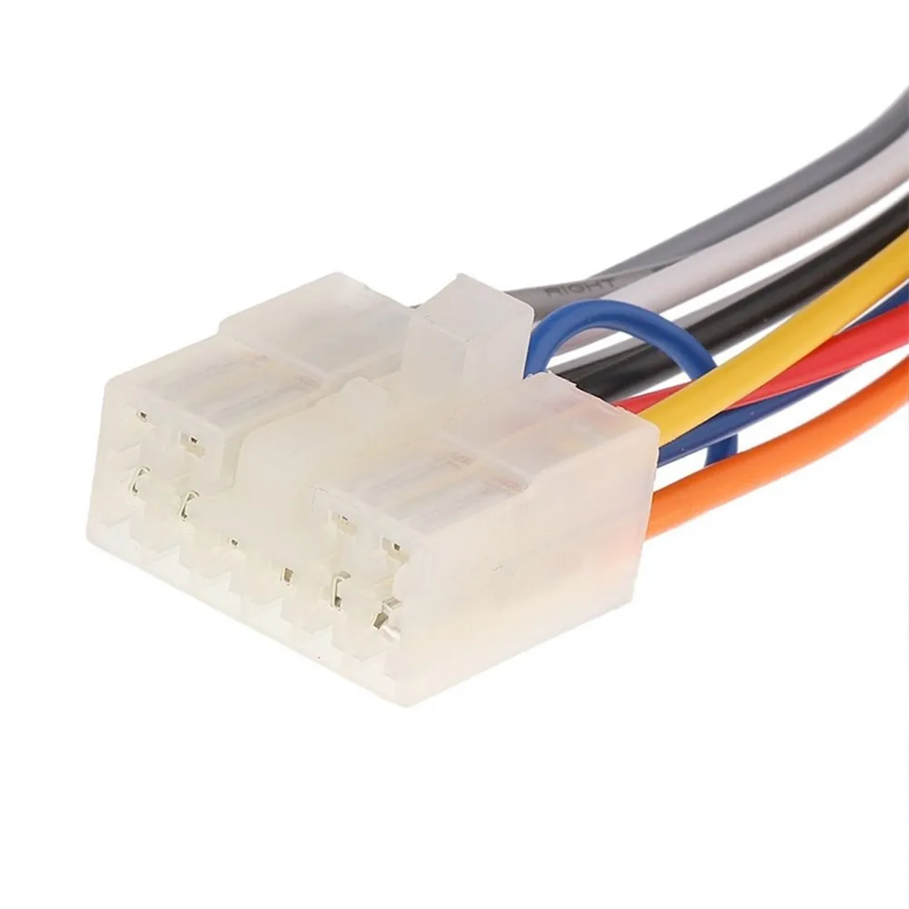 OEM-Style Wire Harness Adapter for Toyota Automobiles Supporting Aftermarket Radio Integration Without Rewiring