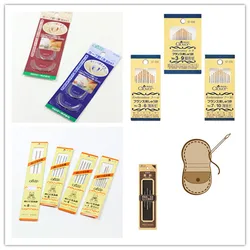 clover ribbon Embroidery Leather sewing patchwork Curved needle