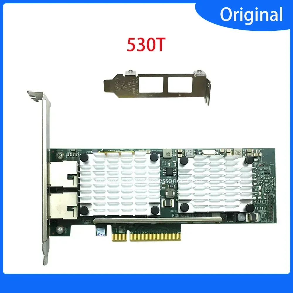 Carte réseau Ethernet NC530T d'origine, carte adaptateur serveur, 530T, 10 Go, 2 ports, 656596-B21, 657128-001, 656594-001