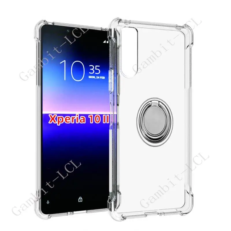 لسوني اريكسون 1 VI 10 فولت 1VI 5 II 1 IV 1IV 5IV 10 III لايت Pro-I عودة حلقة حامل قوس جراب هاتف لينة سيليكون بولي يوريثان قذيفة