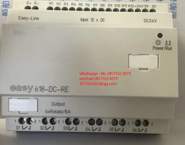 FOR EASY618-DC-RE, Programmable Logic Controller, New 1 PIECE