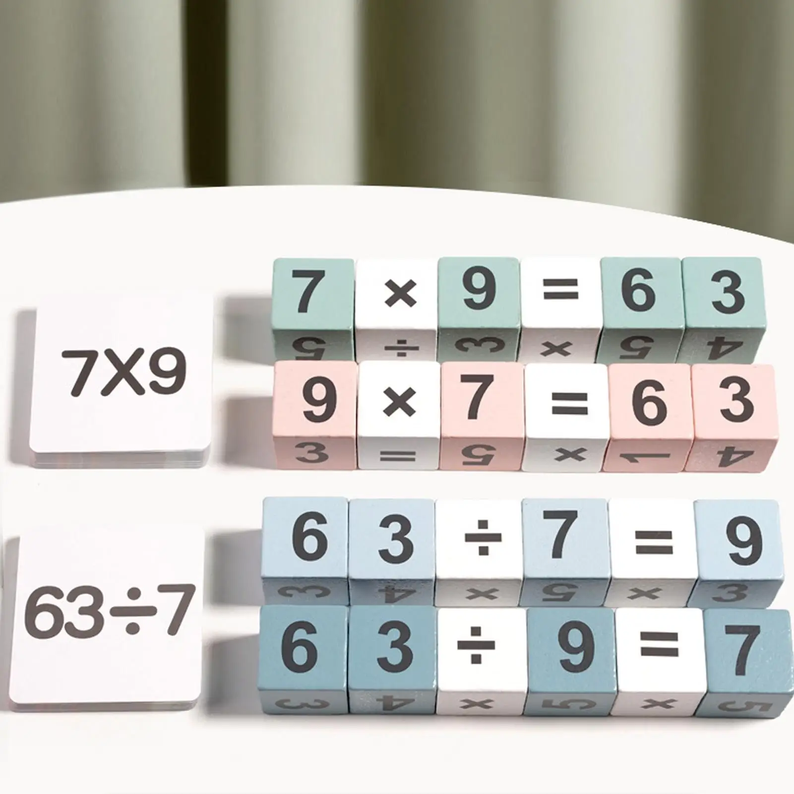 수학을위한 계산 블록 나무 조기 교육 장난감 곱셈 분할 어린이를위한 학습 블록 소년 소녀 초등학교