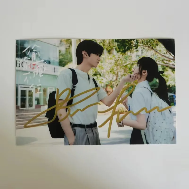 

Chen Zheyuan Zhao Lusi HD Poster Autographed Photo TV Hidden Love Sang Zhi Drama Stills Handwritten Collection Signature Picture