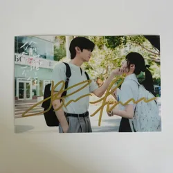 Chen Zheyuan Zhao Lusi HD Poster Autographed Photo TV Hidden Love Sang Zhi Drama Stills Handwritten Collection Signature Picture