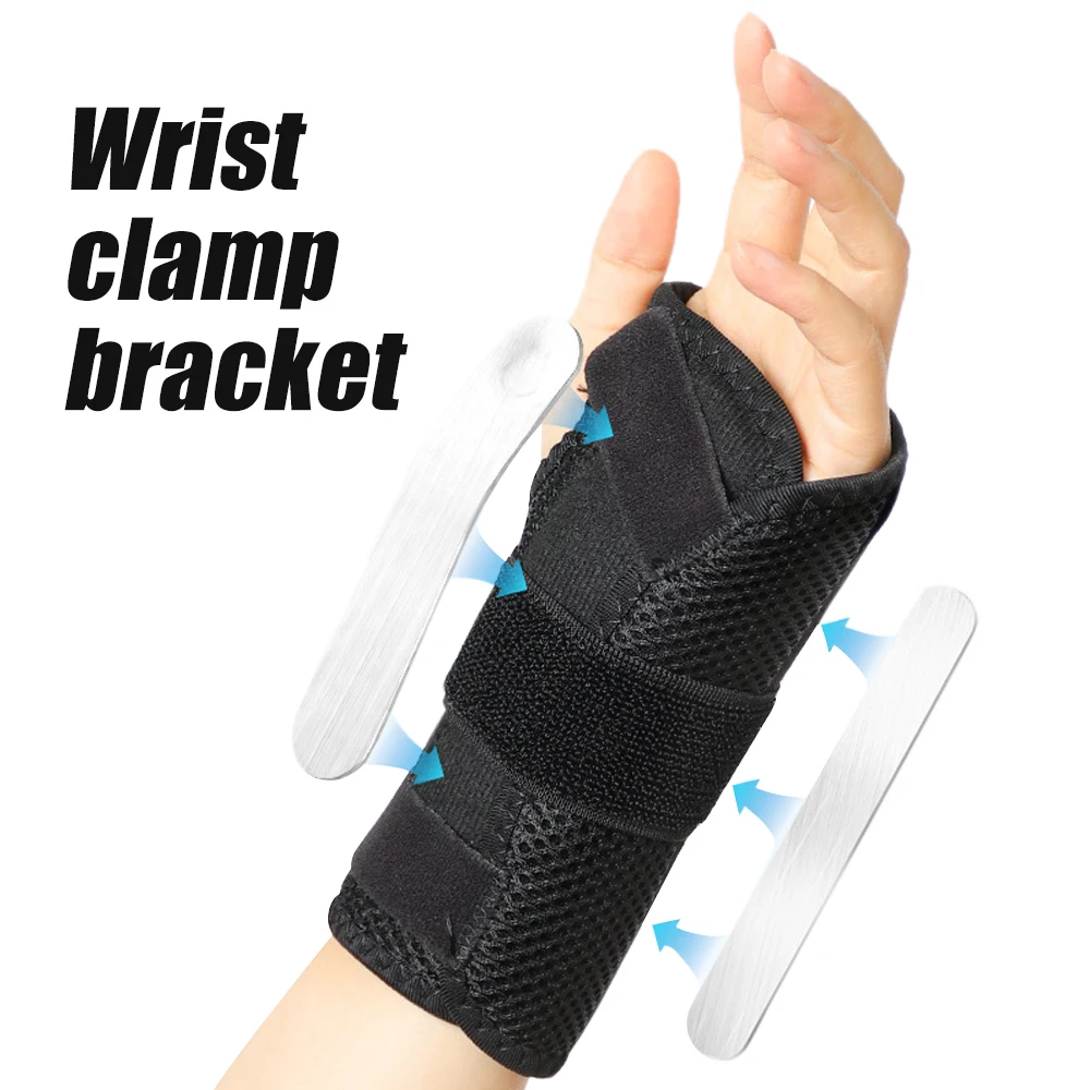 1PC Wrist Brace for Carpal Tunnel Relief – Doctor-Developed Night Support with 2 Splints, Adjustable Compression for  Arthritis