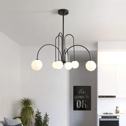 Nordic Minimalist Pendant Lamp Ceiling Chandelier Light Fixture for Living Room Restaurant  Bedroom Living Room Dining Room