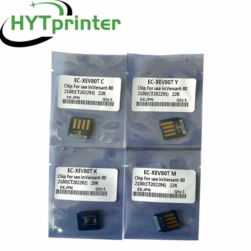 V80 Toner Chip 006R01642 006R01643 006R01644 006R01645 for Xerox Versant 80 180 2100 3100 V180 V2100 V3100 Press Cartridge Chips