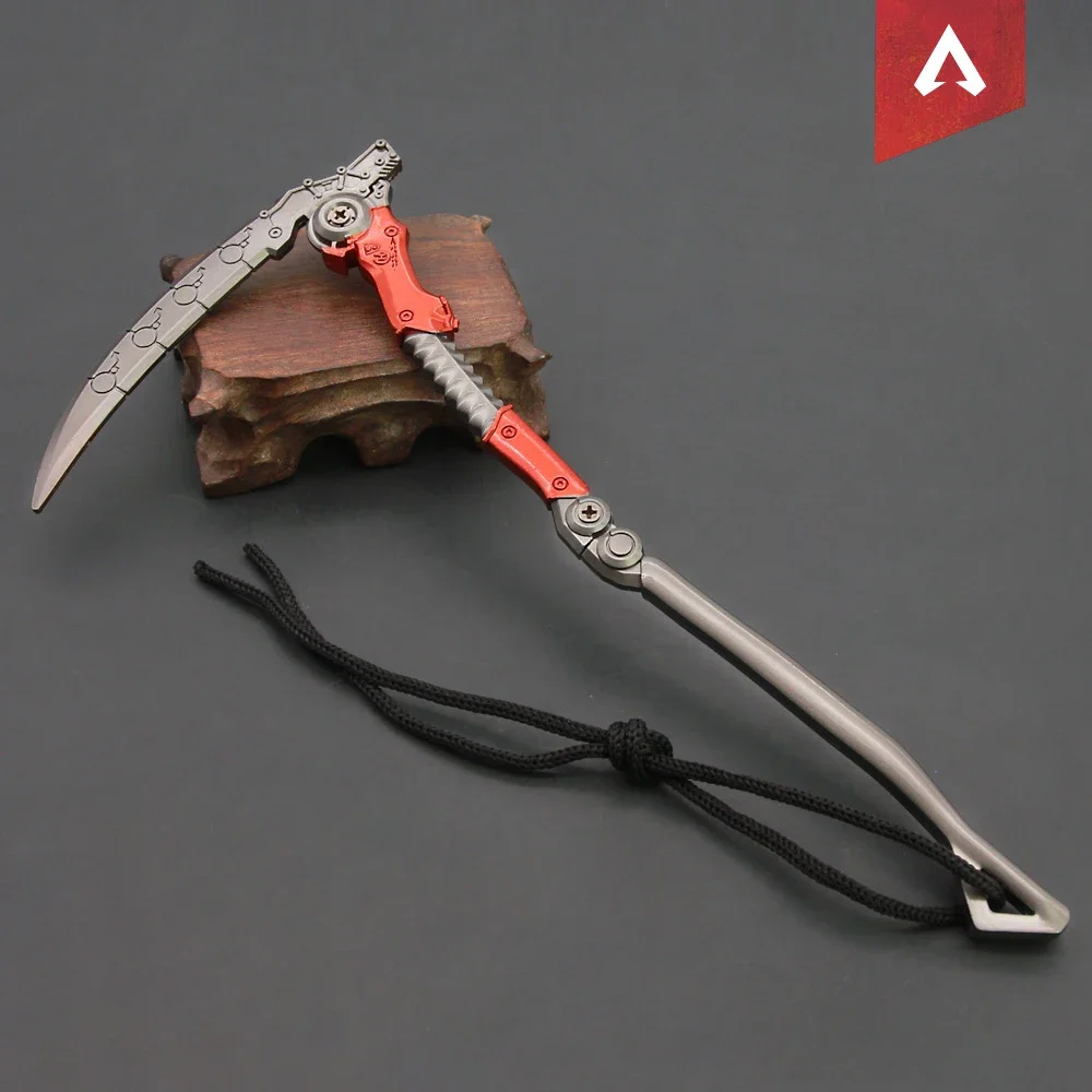 Apex Legends Revenant Heirloom 22cm Toten Mann der Kurve Spiel Sichel Schwerter Japanische Katana Keychain Metall Waffe Geschenk Kinder spielzeug