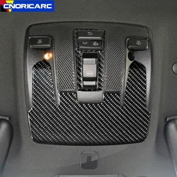 Carbon Fiber Car Roof Reading Light Panel Decoration Sticker Trim For Mercedes Benz CLA C117 GLA X156 A Class W176 2013-18