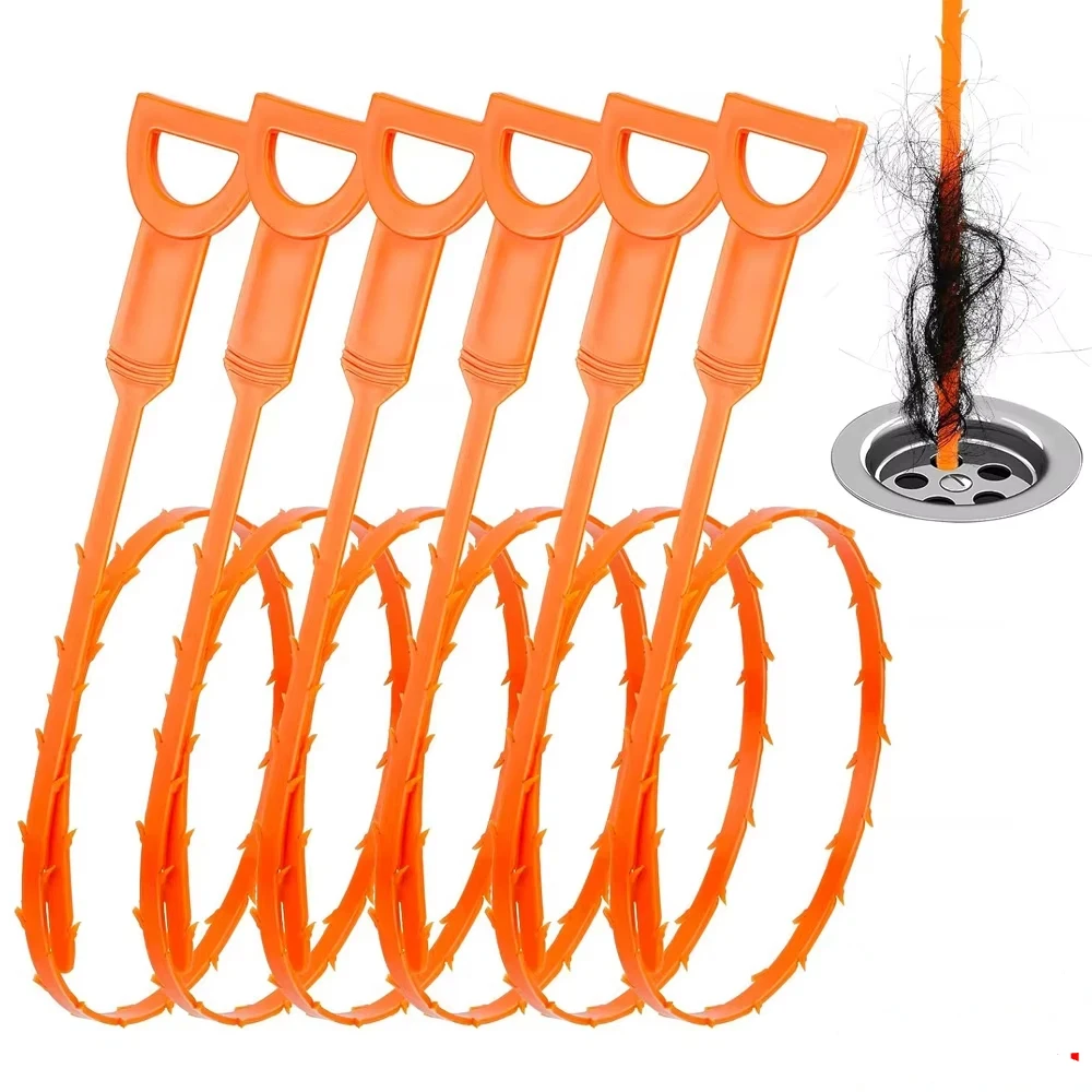 3/5PCS Drainage Blockage Remover Shower Clean The Sink Snake Bathroom Accessories Hair Blockage Garbage Sewer Dredging Tools