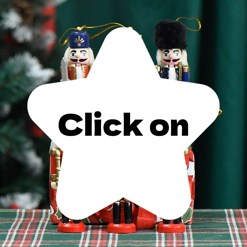 1Pcs 13cm Nutcracker Miniatures Nutcracker Puppet Ornaments Desktop Decoration Cartoons Walnuts Soldiers Holiday Gift Pendant
