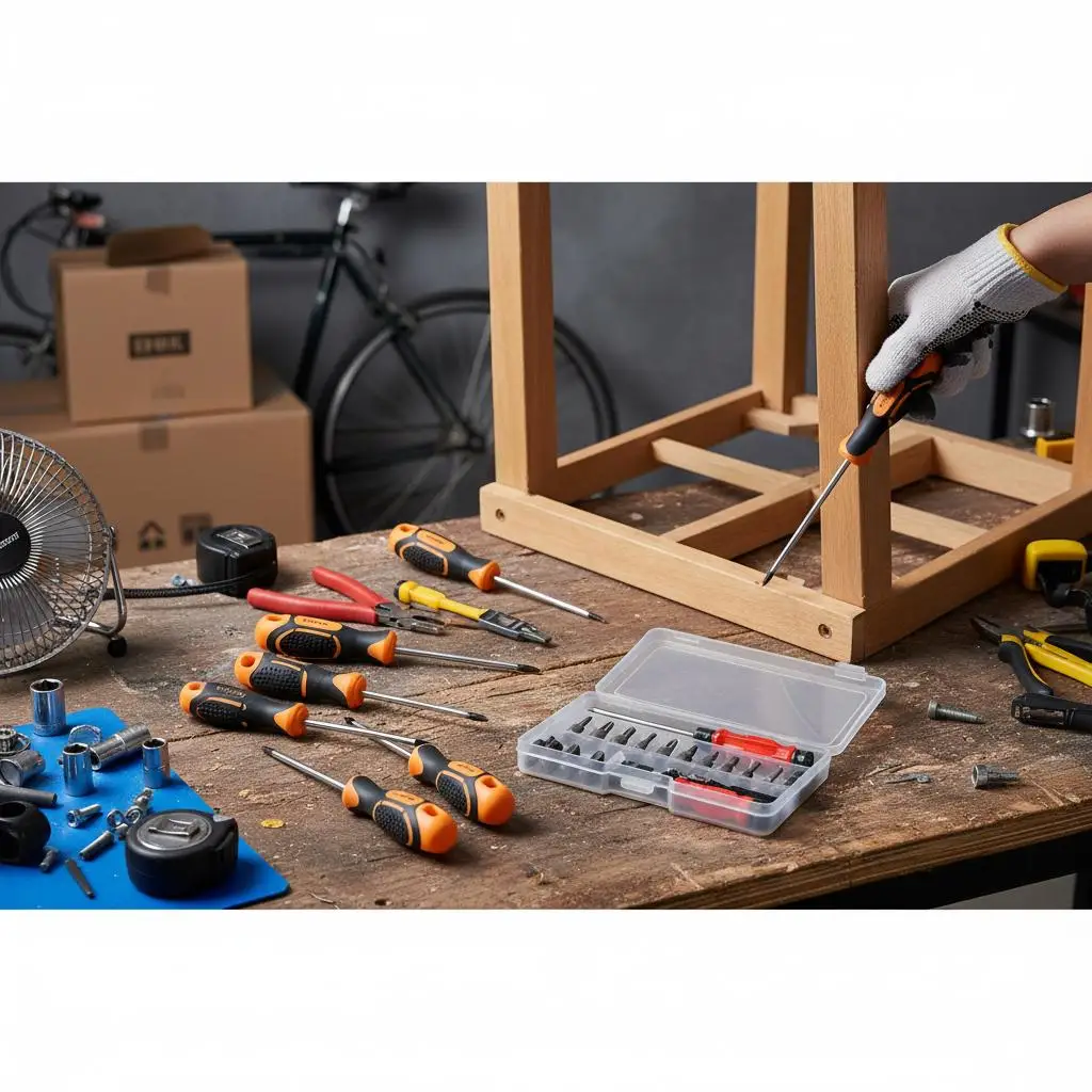 

Набор ручных отверток, 12 предметов, для мебели, бытовой техники, велосипедов, с магнитными наконечниками, плоскими битами Phillips, Z-образные биты