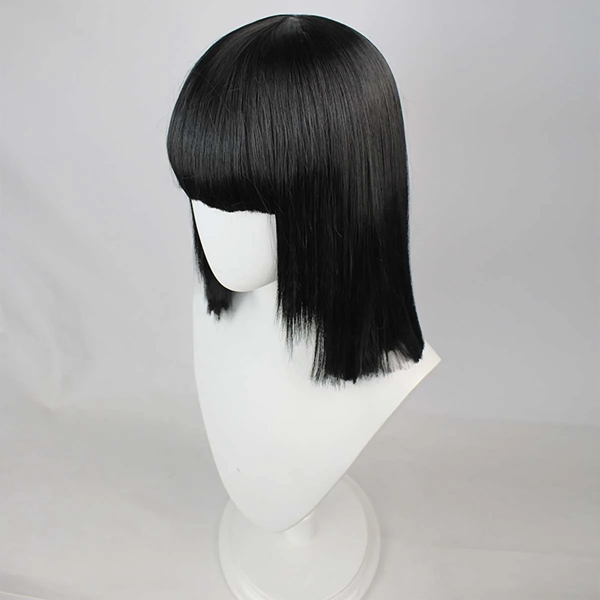 ปาร์ตี้ฮาโลวีนผู้ชายอะนิเมะ Link คลิกคอสเพลย์ Rin Jo สั้นสีดํา Bob วิกผมทนความร้อน