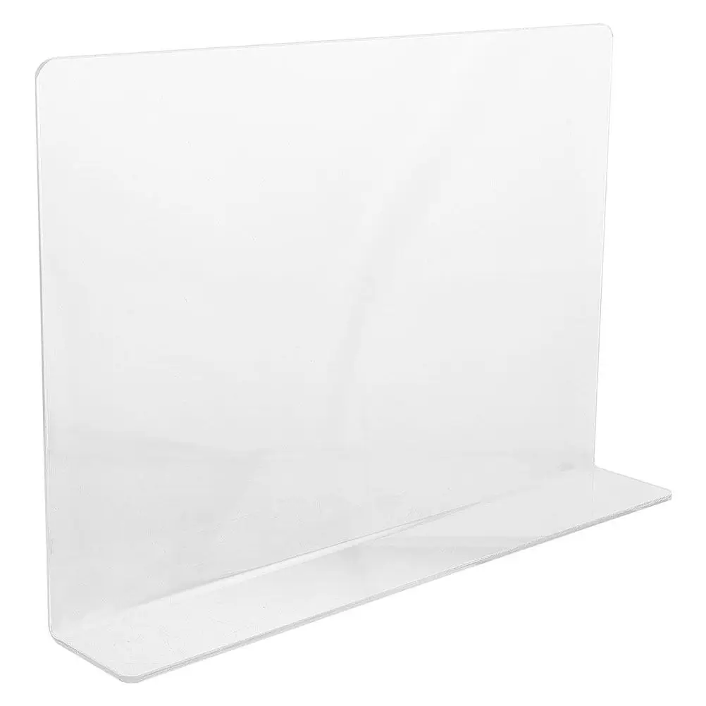 Acrylic Sink Splash Guard Riser Kitchen Bathroom Waterproof Corner Barrier Blocker Prevent Water Leakage Large