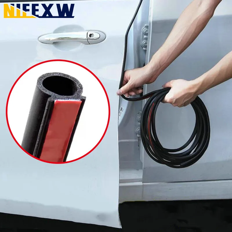 Type Big D rubber Door Seal Strip Car Door Universal NoiseInsulation Car For Anti-Dust Soundproofing Truck Window Rubber Sealant