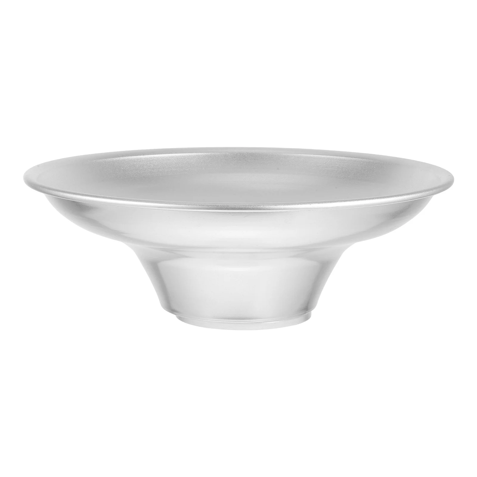 

Waterproof Lampshade Silver Aluminum Alloy Round Workshop Replacement Middle Hole Suitable Outdoor Factories Workshops Versatile