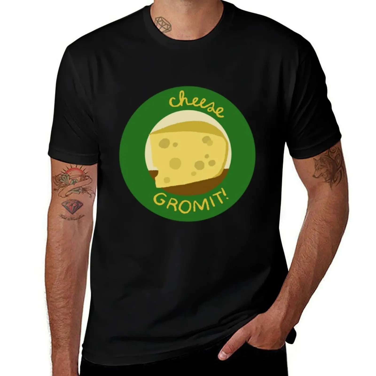 

cheese gromit! T-Shirt Plus Size Solid Color T-Shirt