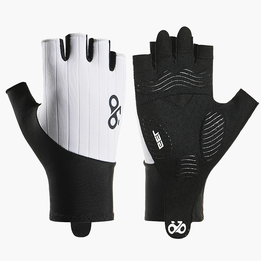 Summer cycling gloves, anti slip and shock-absorbing, outdoor sports, fitness, breathable, mountain road bike, half finger glove