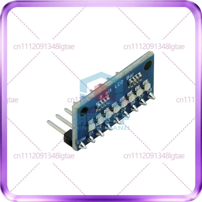 20pcs 3.3V 5V 8-bit blue/red common anode/cathode LED indicator module DIY