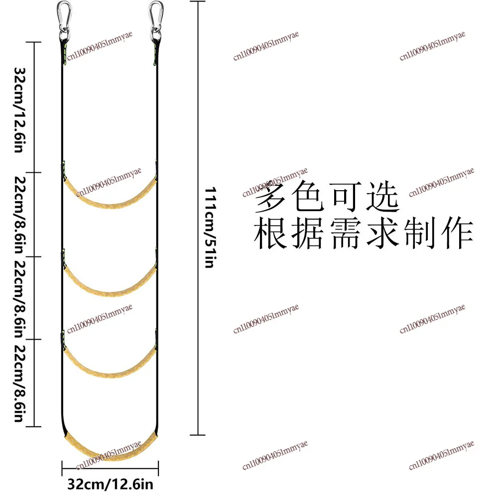 4 Steps Ladder Boat Rope Ladder Kayak Rope Extension Auxiliary Swimming