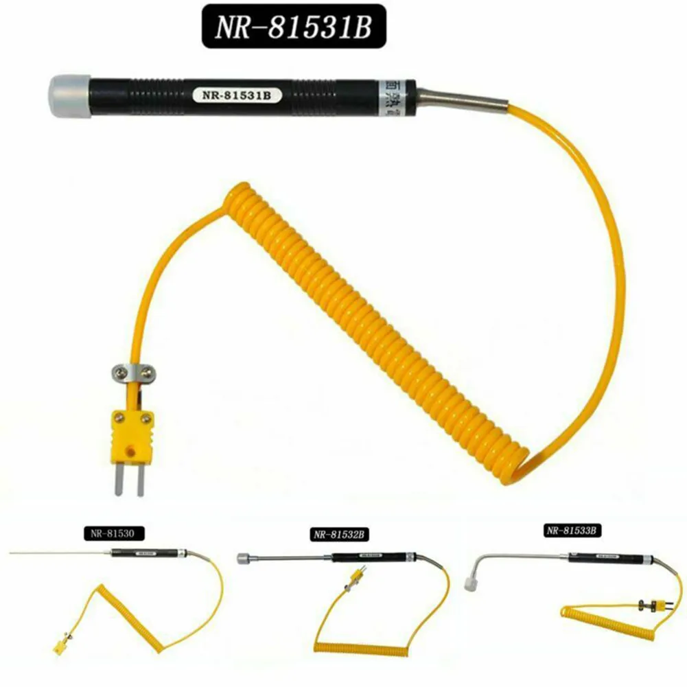 1pc Temperature Sensor For Surface Temperature Probe K-Type Sensor Right Angle Thermocouple -50 To 500℃ New NR-81533B