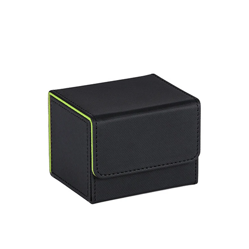 PU leather trading card box collection capacity Tarot card box Mtg card storage box game card set box storage  organizer