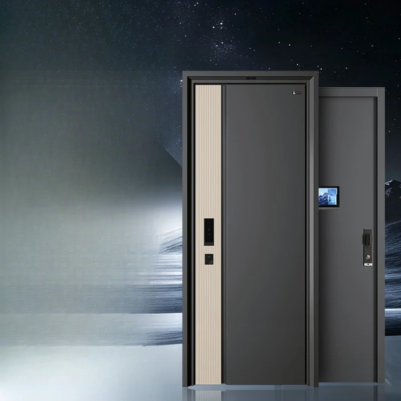 Integrated smart door Automatic opening and closing door Anti-pinch A067 Left outer opening Single door 2050 * 960