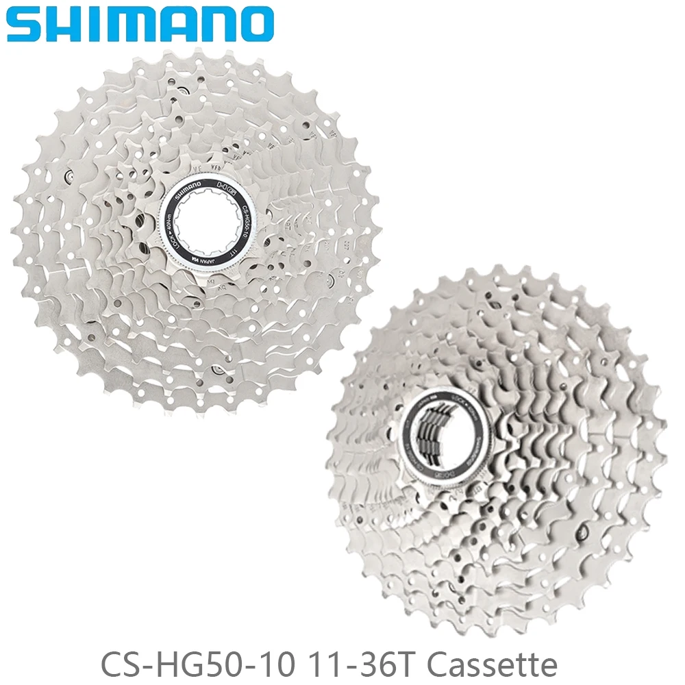 SHIMANO DEORE CS-HG50-10 10 Speed 11-36T Bike Cassette Sprocket For MTB Bicycle Original Cycling Parts