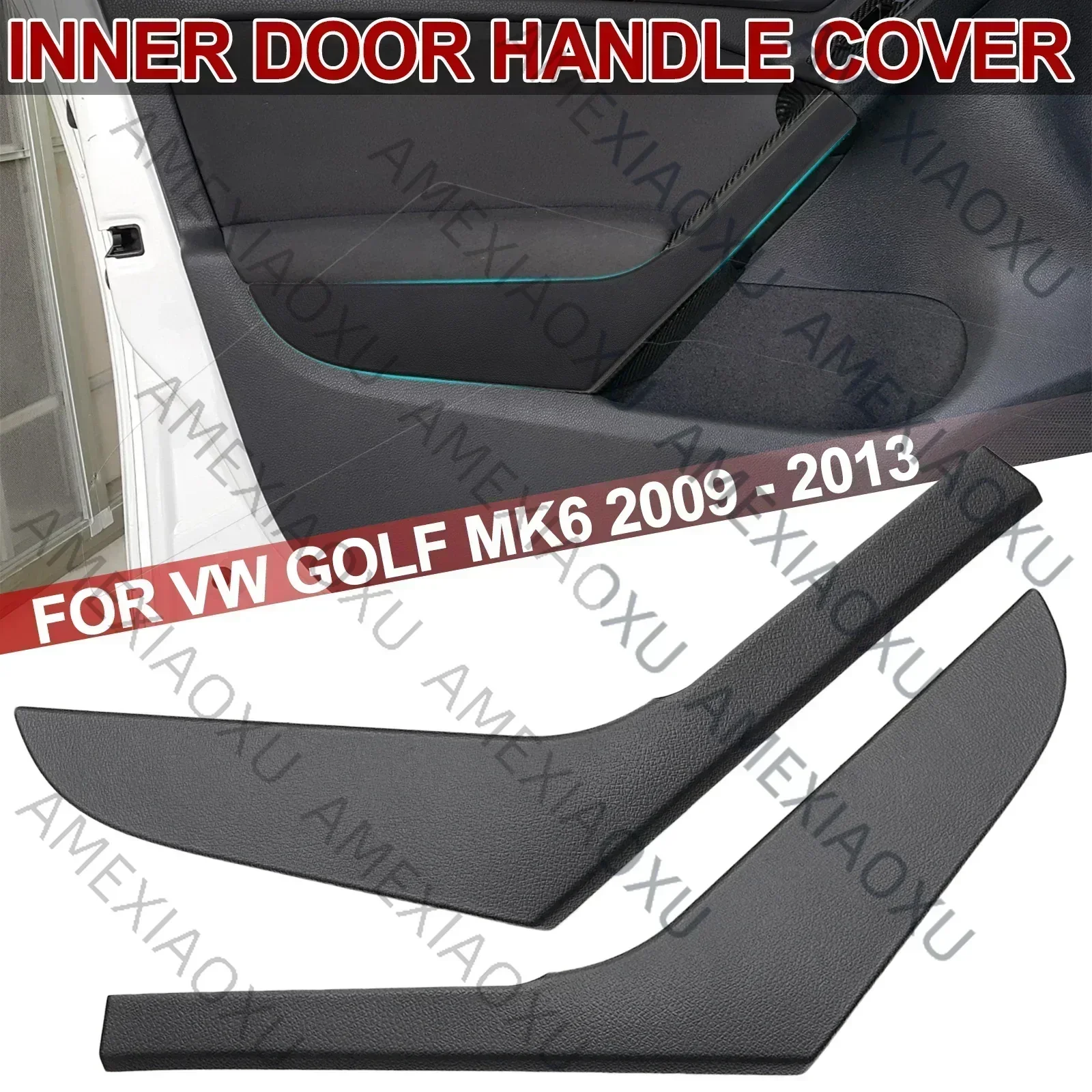 Car Inner Door Handle Inside Interior Door-Pull Handle Front Left Right For VW Golf 6 MK6 2009 - 2013 5K4868039A 5K4868040A