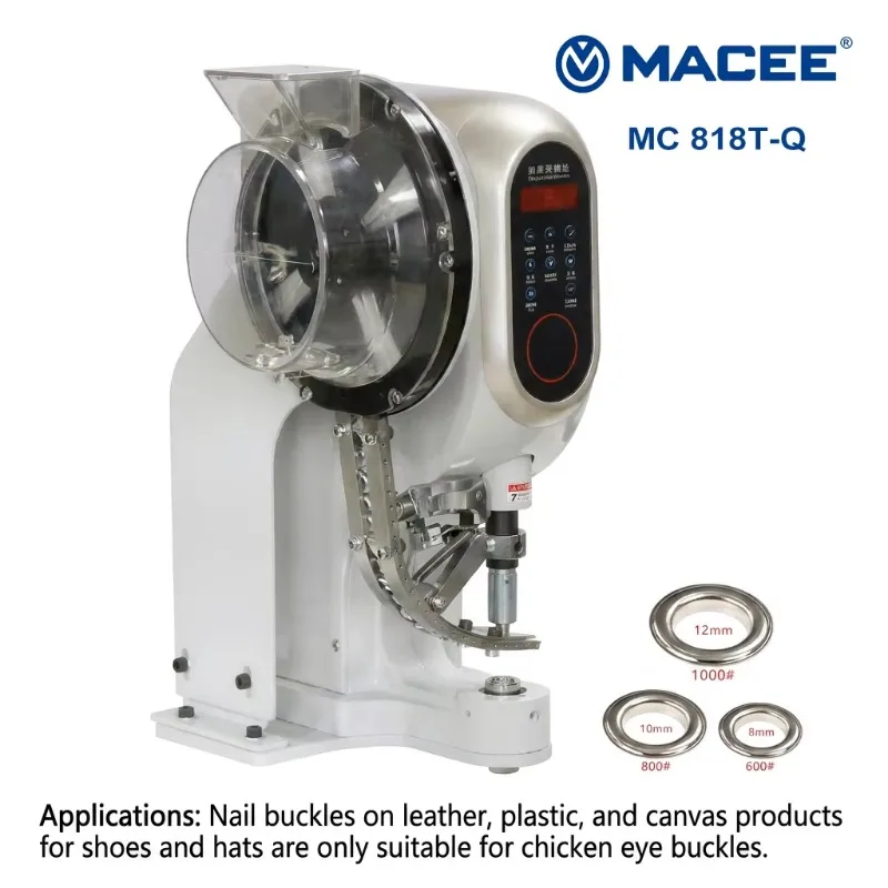 MC 818T-Q Automatic   Servo Eyelet Button Attaching Sewing Machine with Workbench Stand