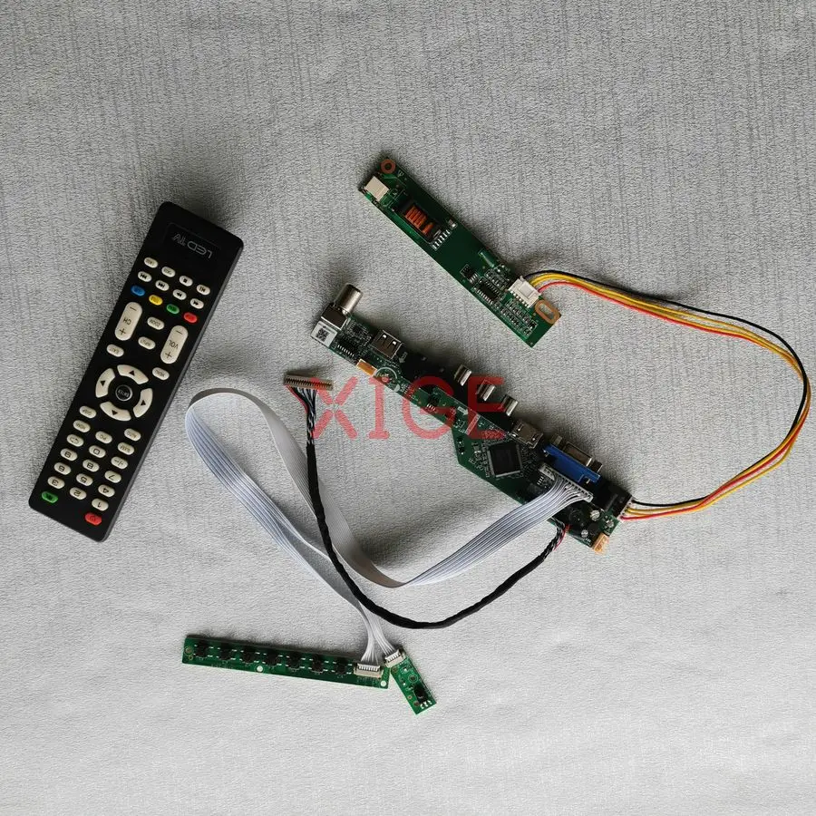 

For LP141X3 LP141X5 LP141X7 LP141X6 Display Controller Drive Board Kit DIY LVDS 20-Pins HDMI+VGA+AV+USB 1024x768 1-CCFL 1024*768