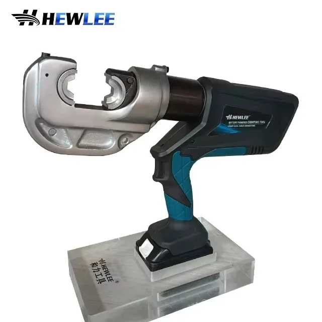 HEWLEE HL-400Pro Portable Hydraulic Crimper Tool Crimping Pliers Battery Powered Hydraulic Wire Cable Lug Crimping Tool