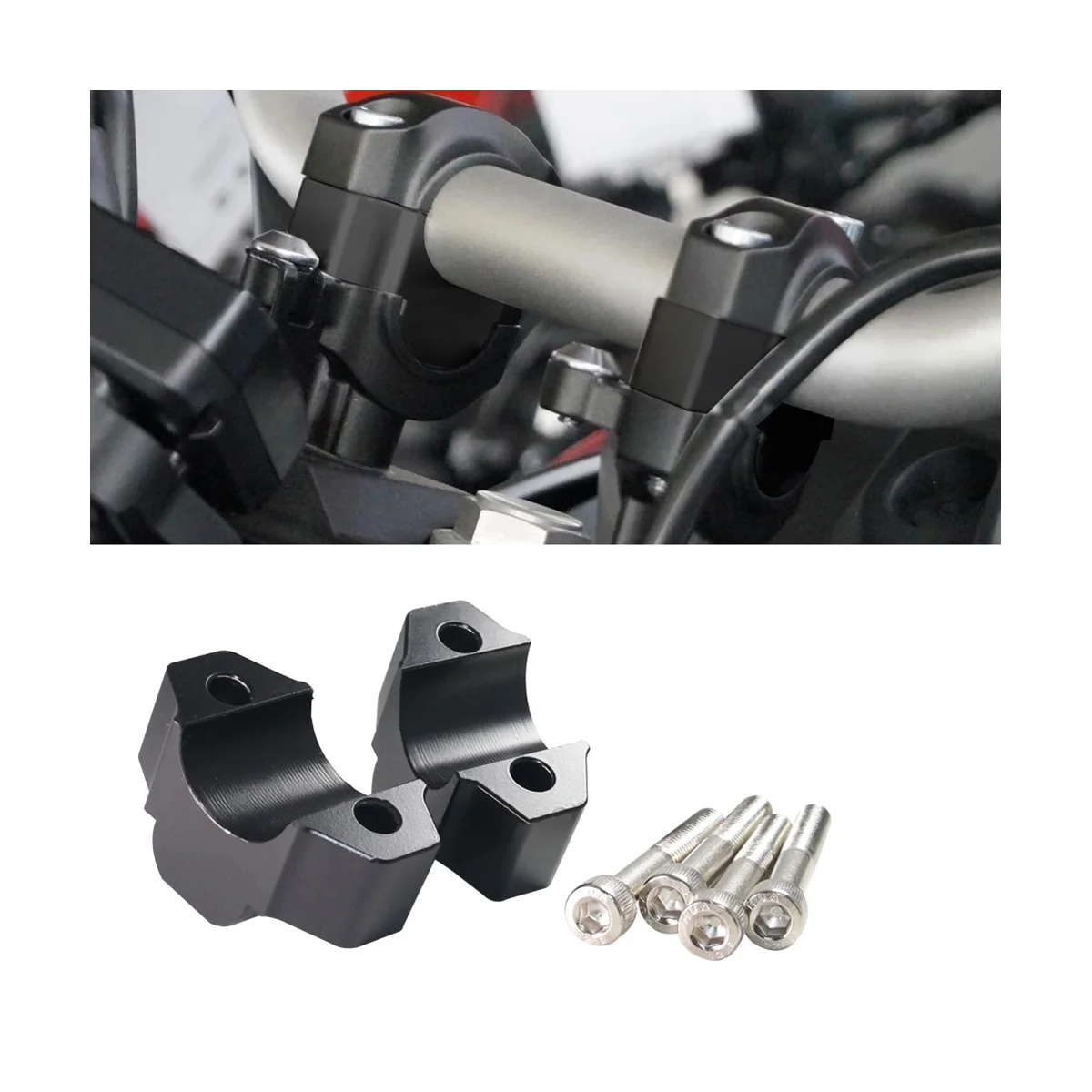 Motorcycle Handle Bar Riser Clamp Extend Handlebar Adapter Mount for Yamaha MT-09 MT09 2013-2020 XSR900 2015-