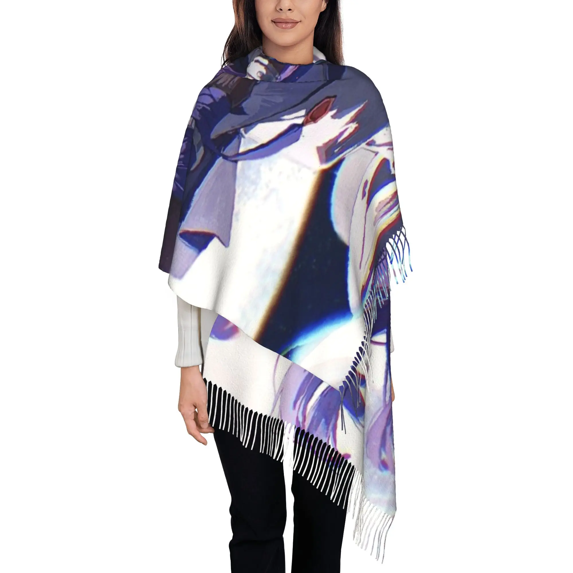 FernTassel Scarf Frieren: Beyond Journey's End Autumn High Quality Integrated Warmth Preservation Birthday Gift Echarpe Wraps