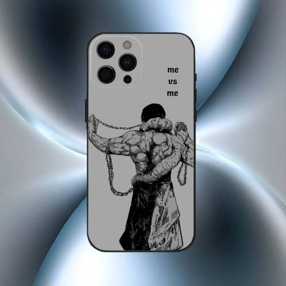 Casing HP Toji Fushiguro Jujutsu Kaisen Untuk iPhone17,16,15,14,13,12,11 Plus,Pro Max Bahan Lembut Warna Hitam