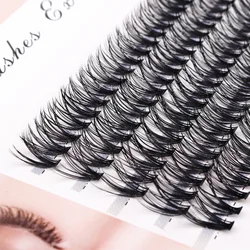 100 Bundes Mink Cluster Eyelash Extension 10D/20D/30D/40D/ Lashes Natural Long 3D Faux Eyelashes Individual Makeup Cilia